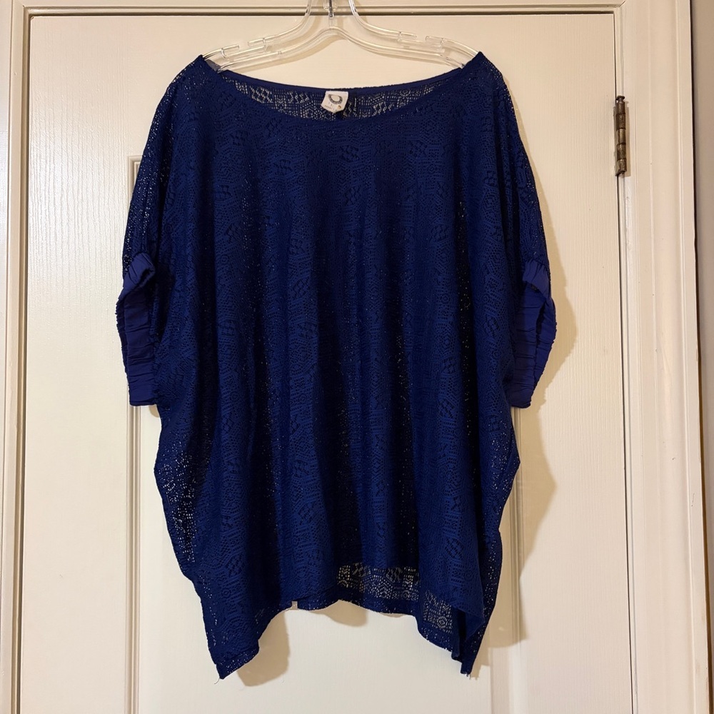 Akemi + Kin Navy Blue Knit Top - Picture 2 of 11